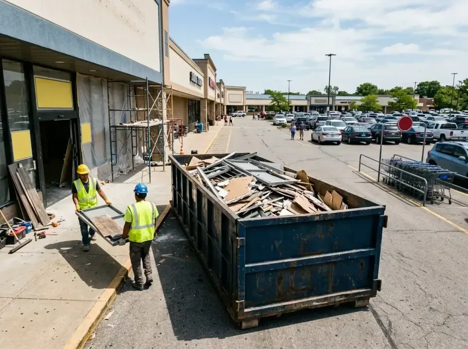 retail-store-renovation-debris-003 — frequently asked questions, Roll-off Dumpster Rentals in Yorktown, TX